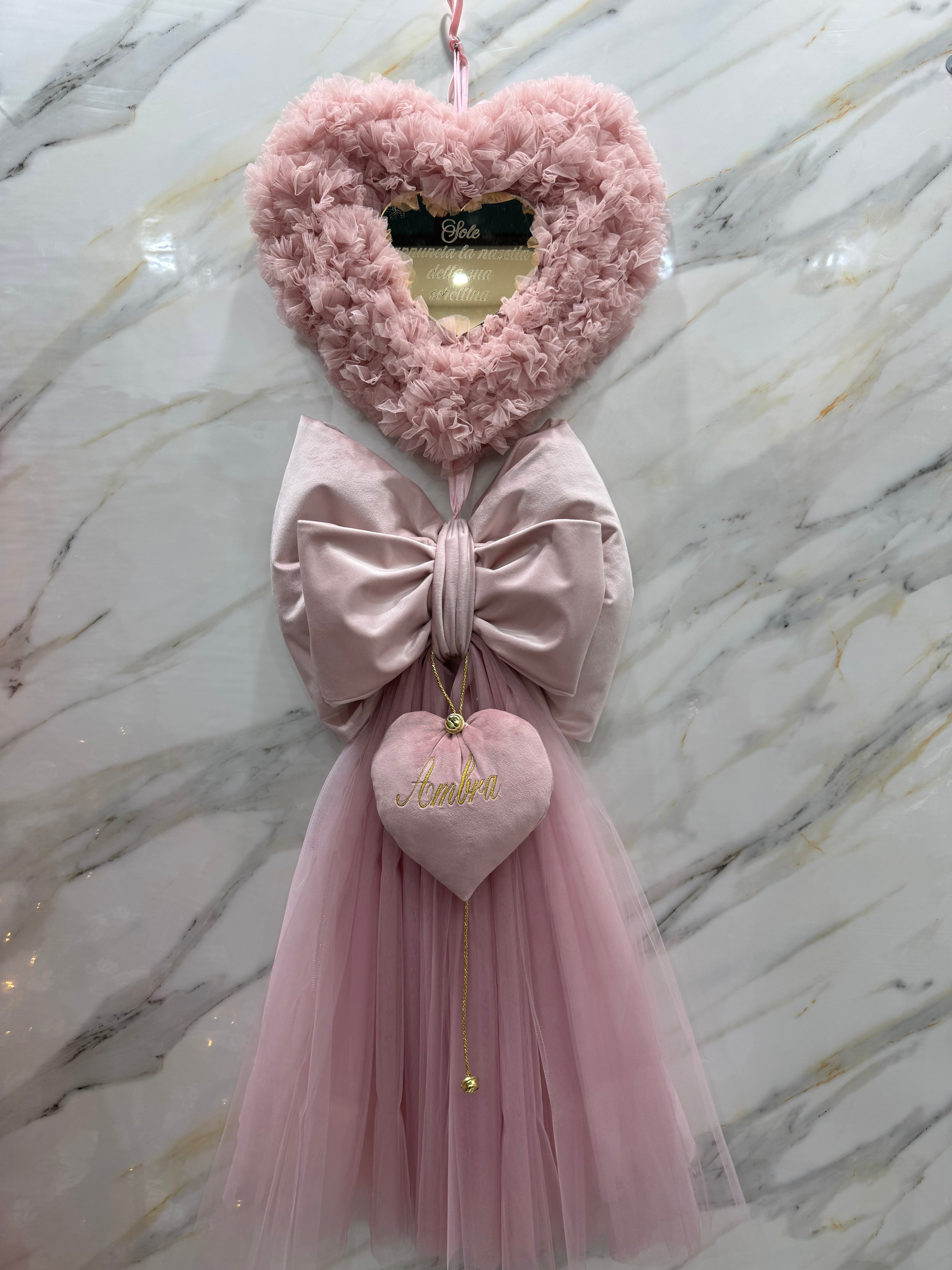 Coccarda nascita Heart