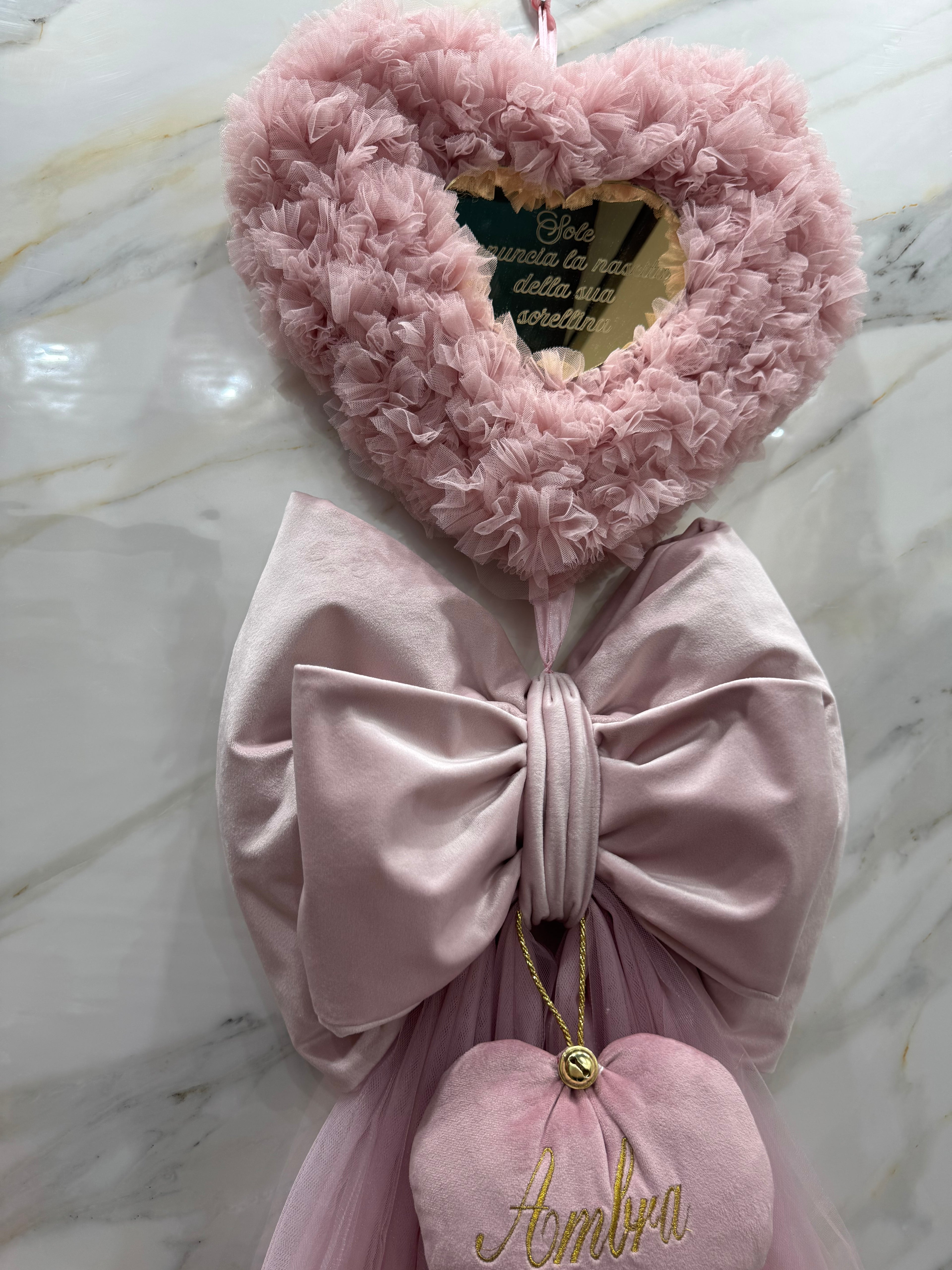 Coccarda nascita Heart